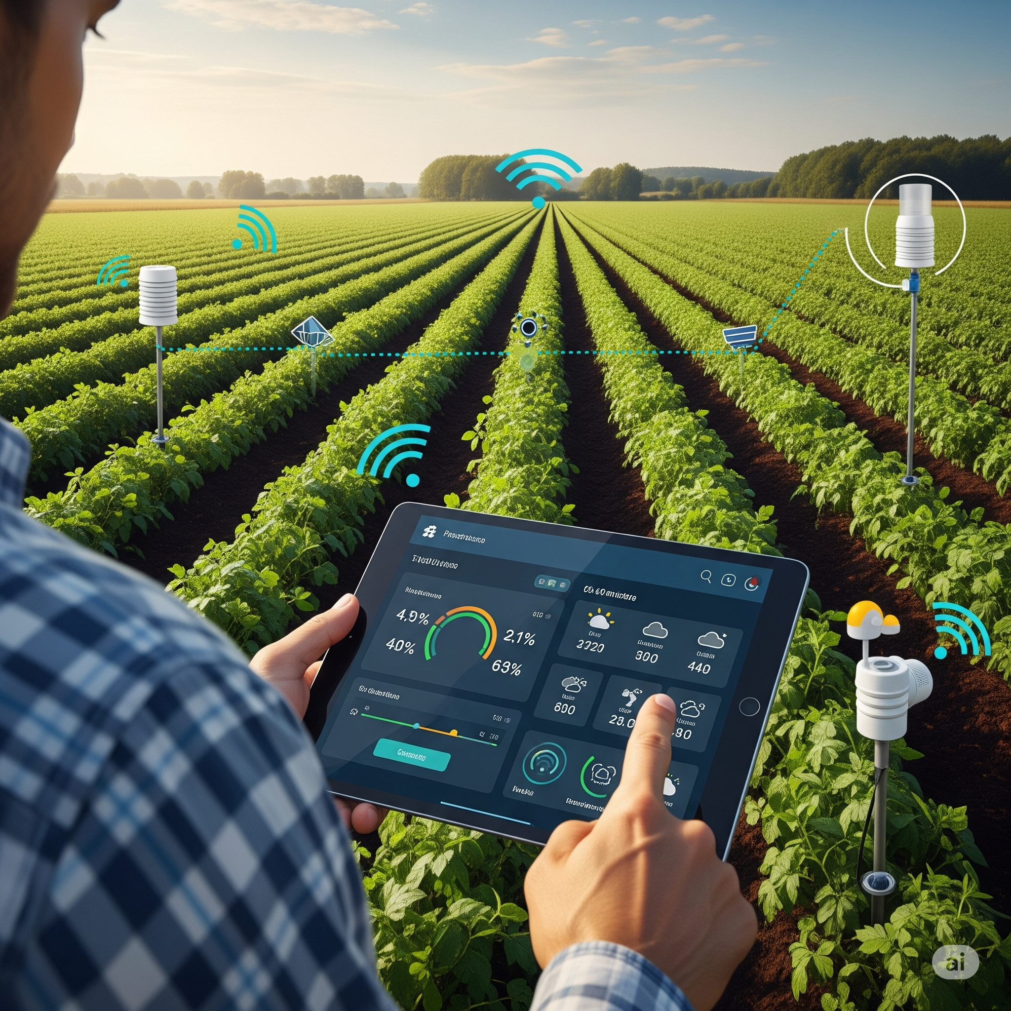 Precision Agriculture with IoT and Smart Sensors